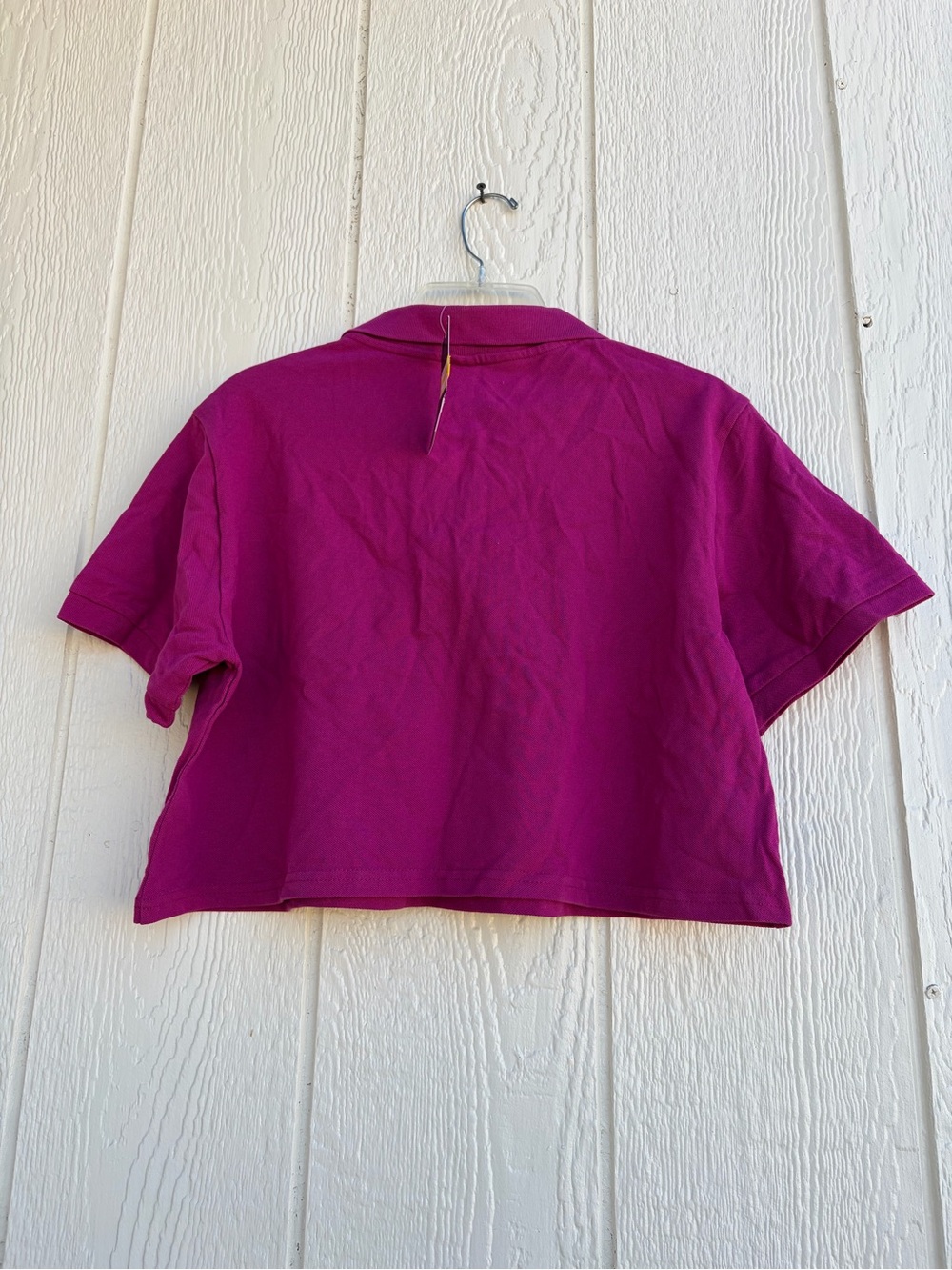 Wild Fable Women’s Cropped Polo Shirt in Bright Magenta Size XL - Picture 10 of 15